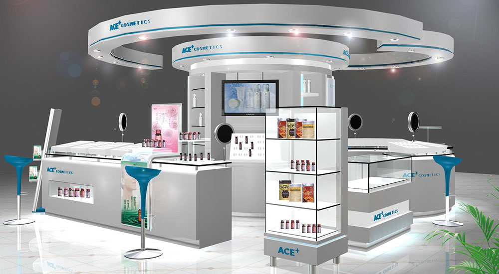 化妝品店展柜廠家 化妝品店展柜廠家