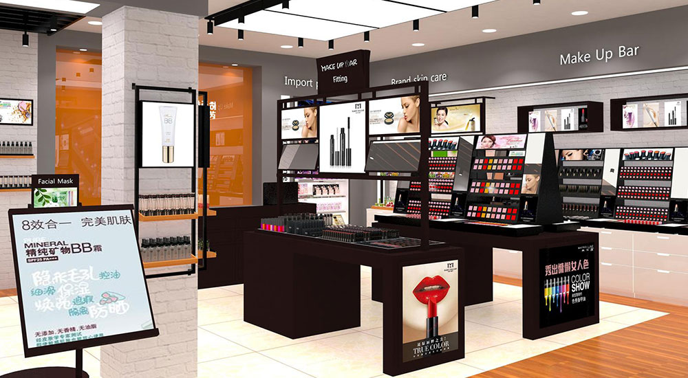專業(yè)化妝品展柜定制 專業(yè)化妝品展柜定制
